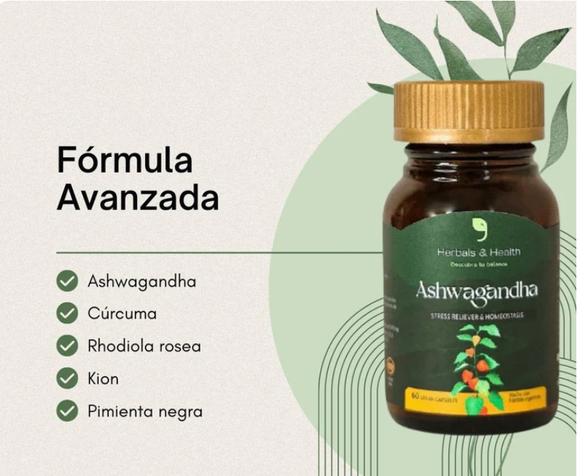 Ashwagandha - Baja tus niveles de cortisol